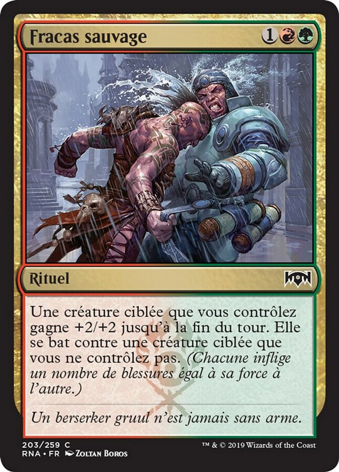 image Fracas sauvage