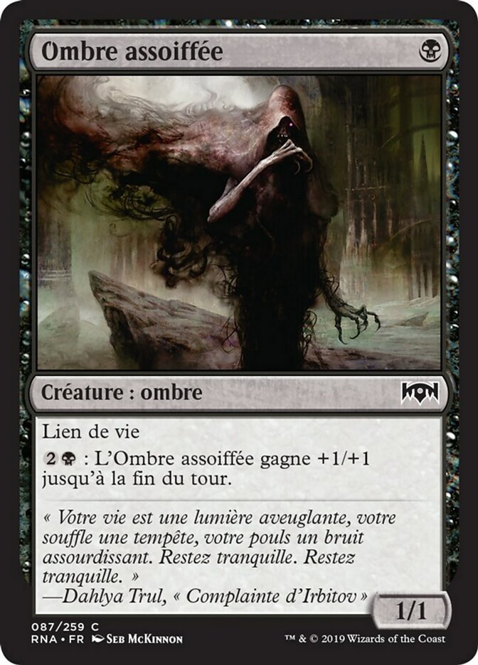 image Ombre assoiffée