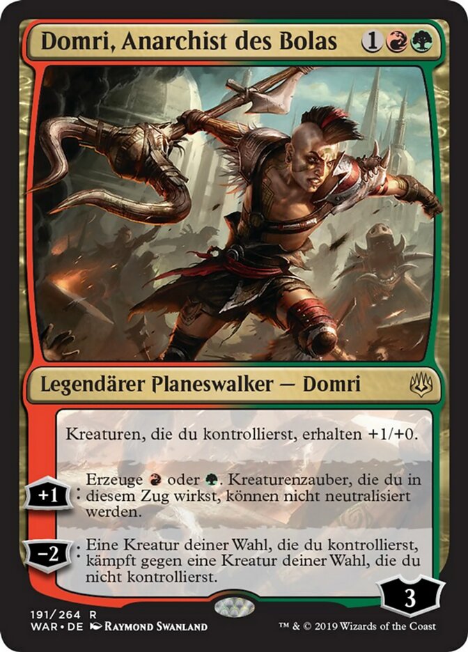 Domri, Anarchist des Bolas
