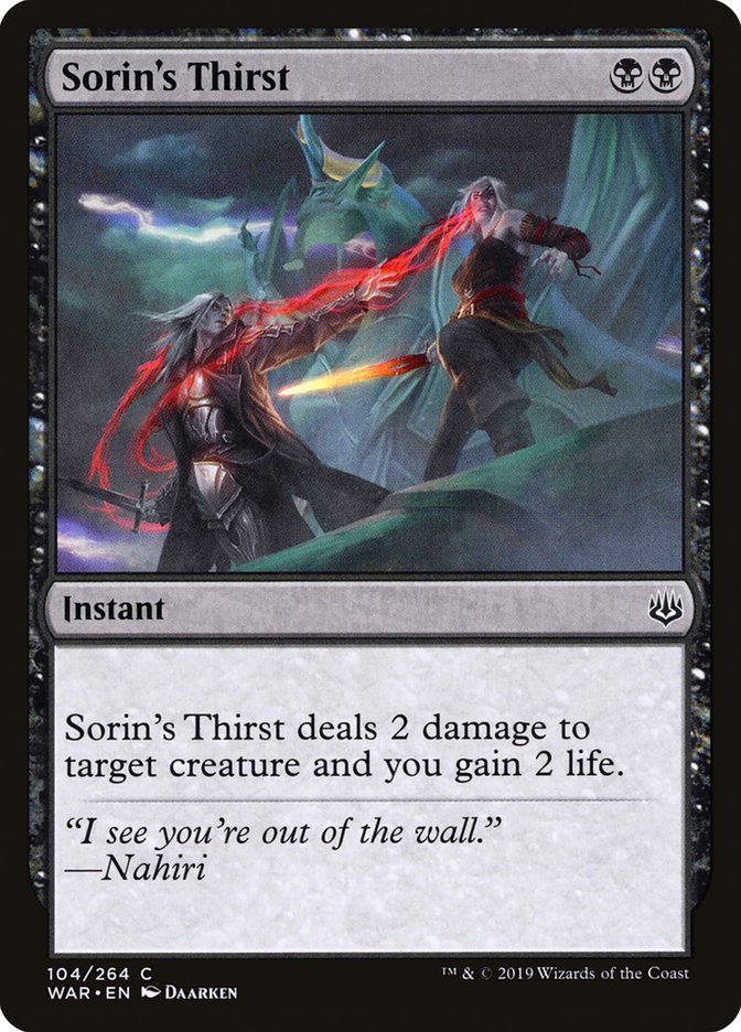 image Sorin's Thirst