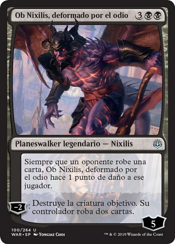 Ob Nixilis, deformado por el odio