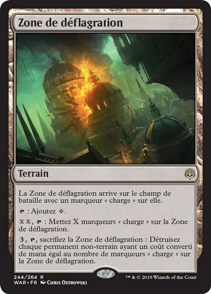 image Zone de déflagration