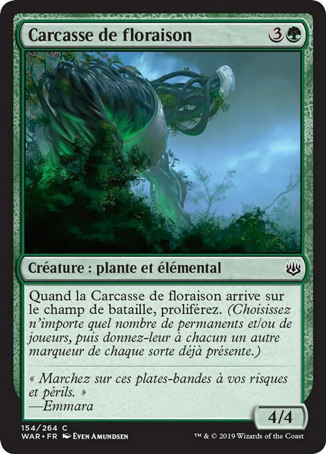 image Carcasse de floraison