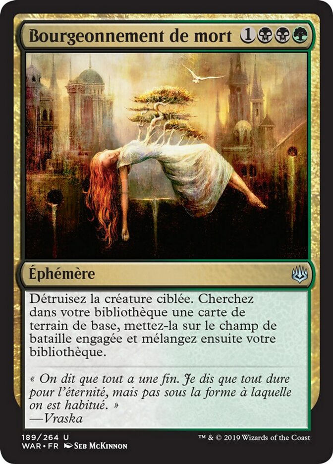 image Bourgeonnement de mort