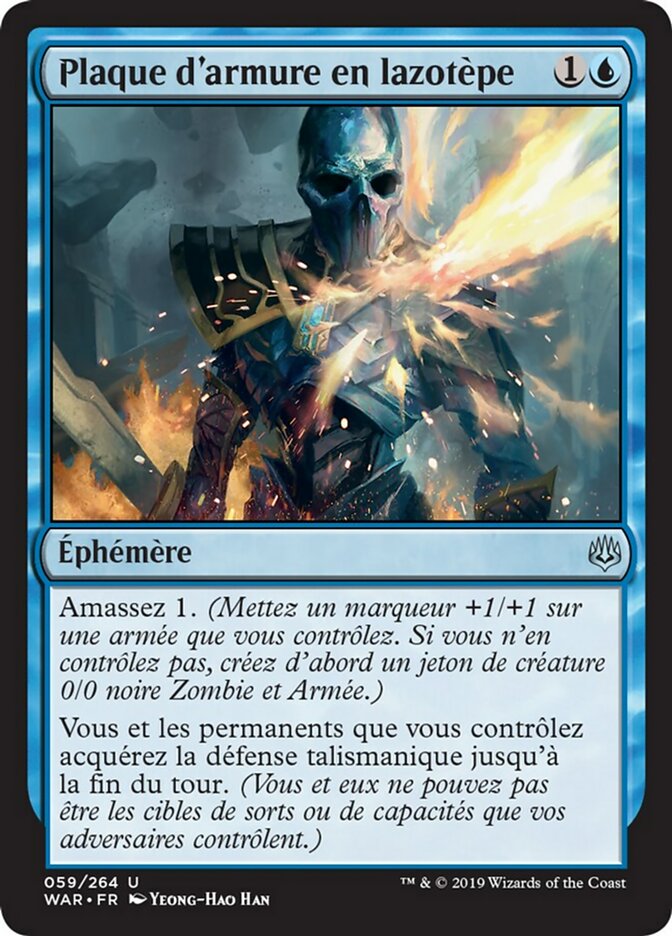 image Plaque d'armure en lazotèpe