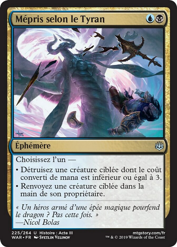 image Mépris selon le Tyran