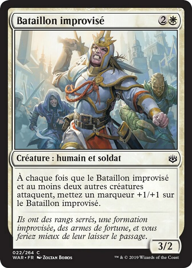 image Bataillon improvisé