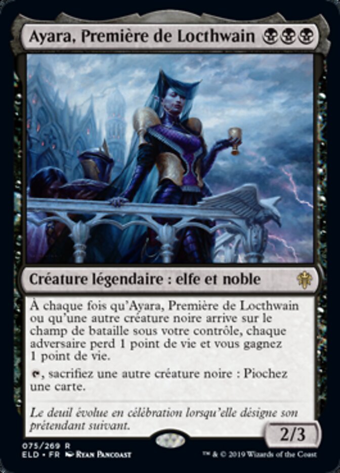 image Ayara, Première de Locthwain