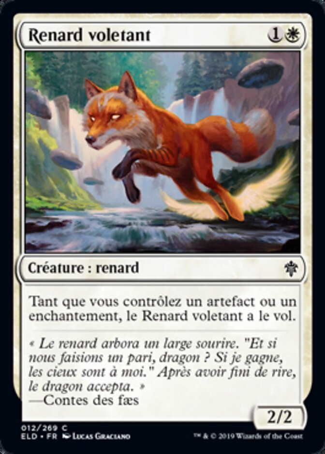 image Renard voletant