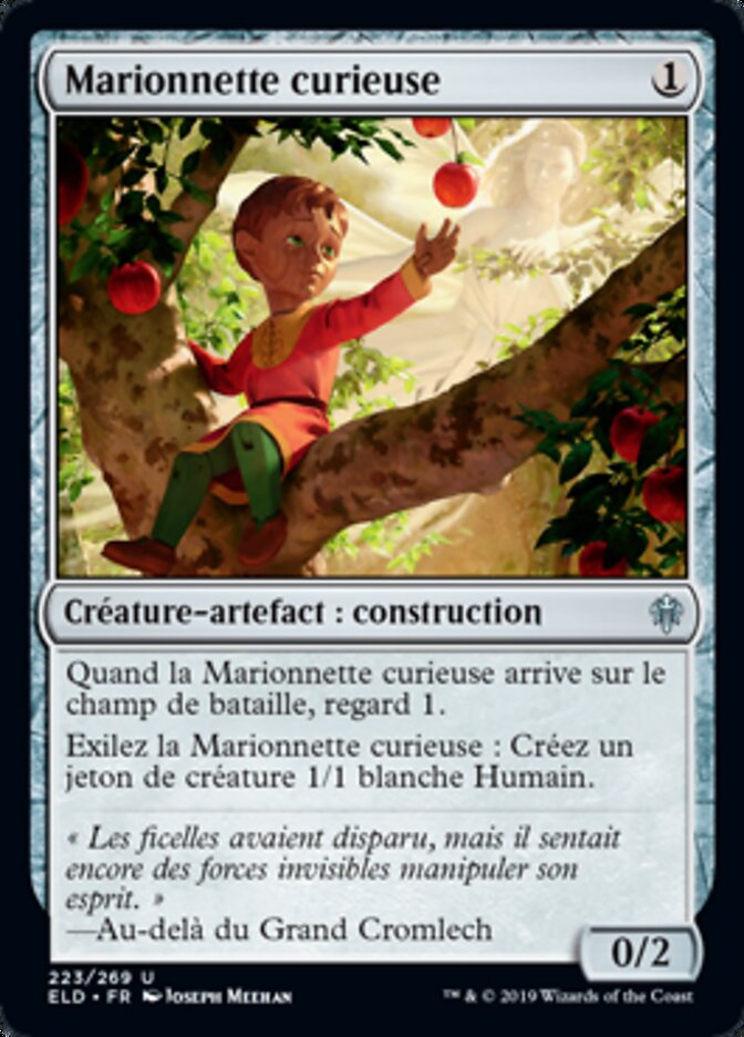 image Marionnette curieuse