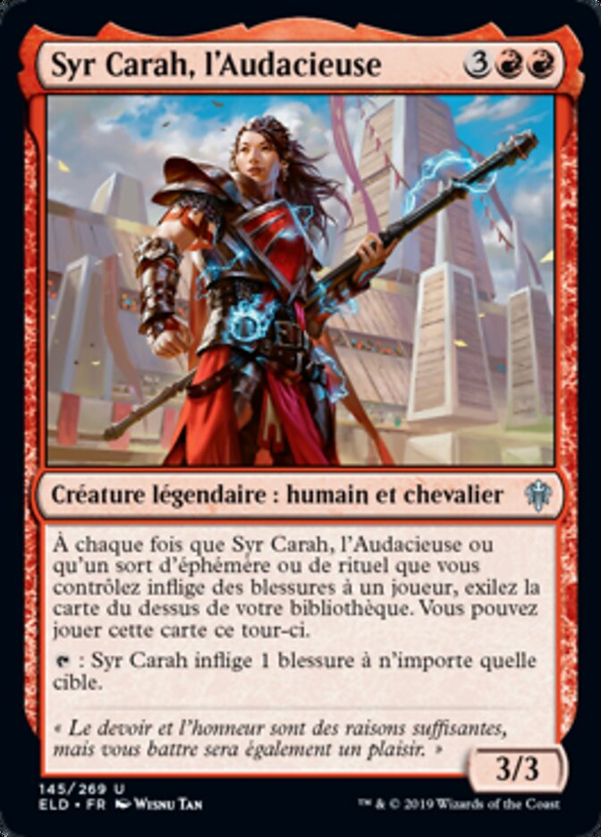 image Syr Carah, l'Audacieuse