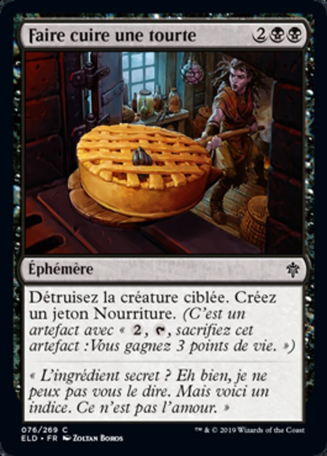 image Faire cuire une tourte