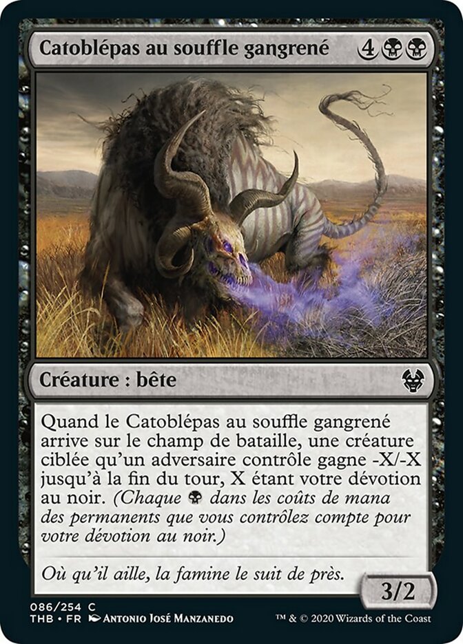 image Catoblépas au souffle gangrené