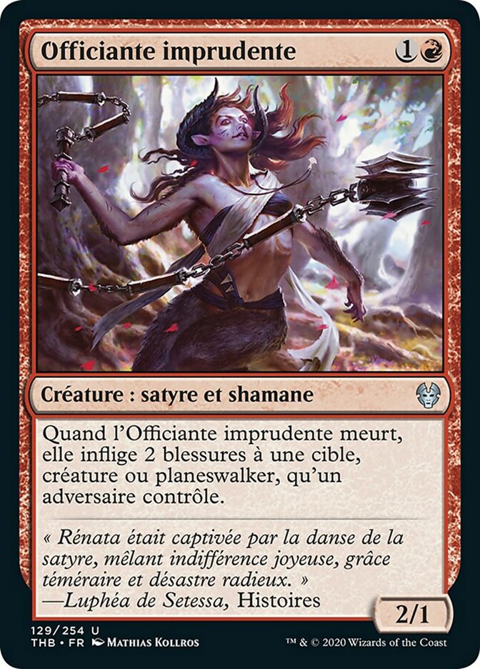 image Officiante imprudente