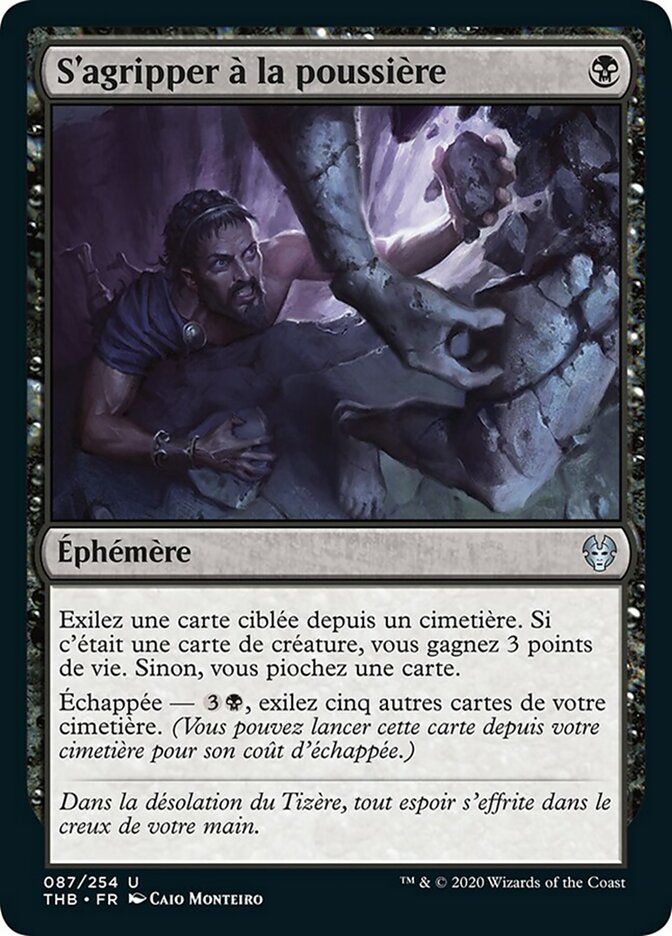 image S'agripper à la poussière