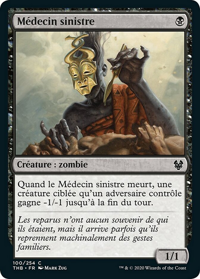 image Médecin sinistre