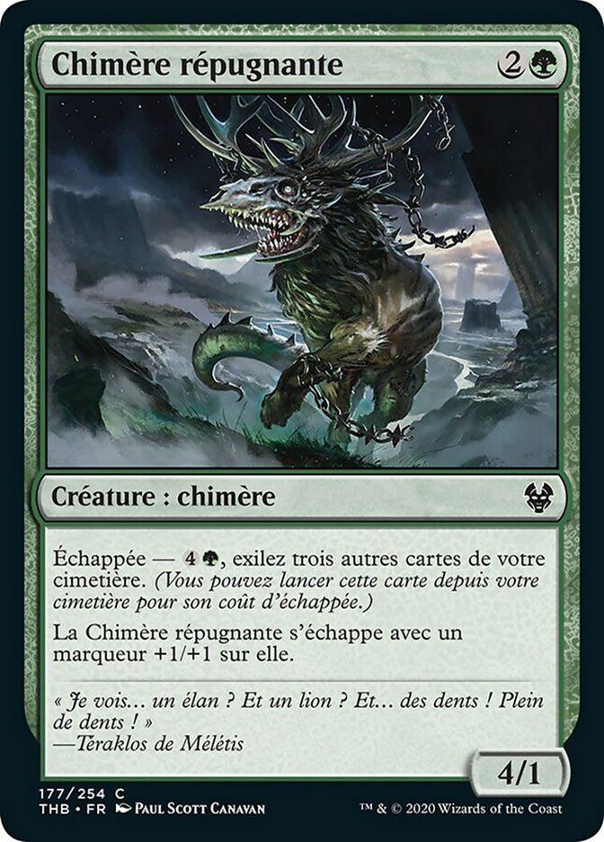 image Chimère répugnante