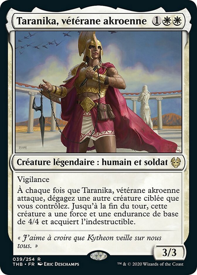 image Taranika, vétérane akroenne