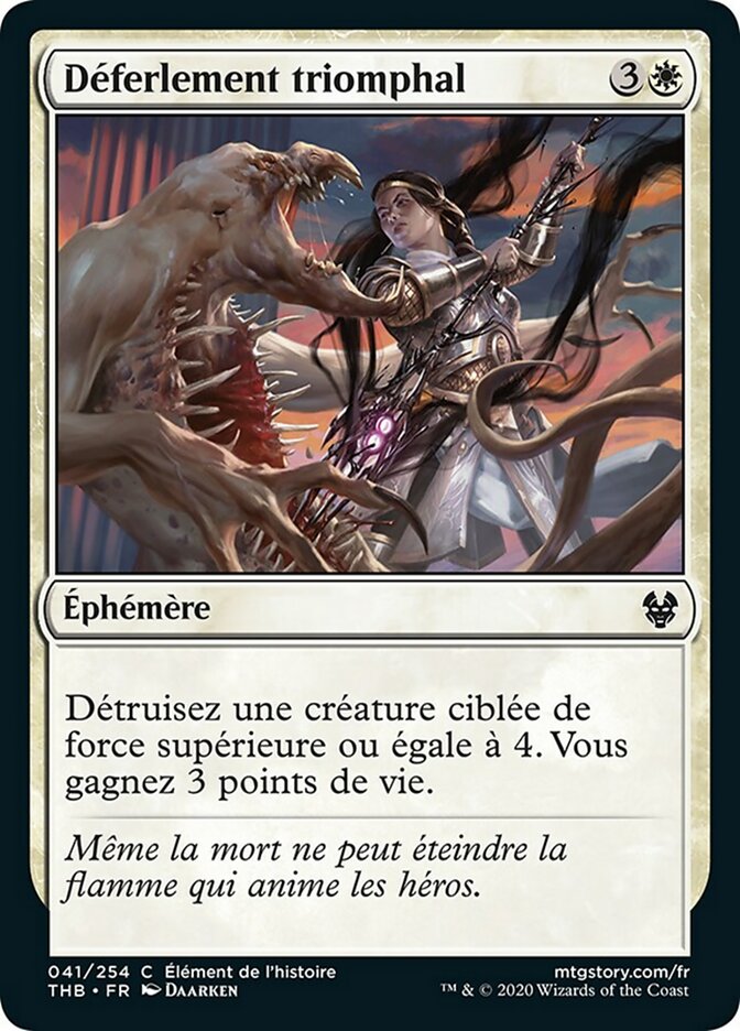 image Déferlement triomphal