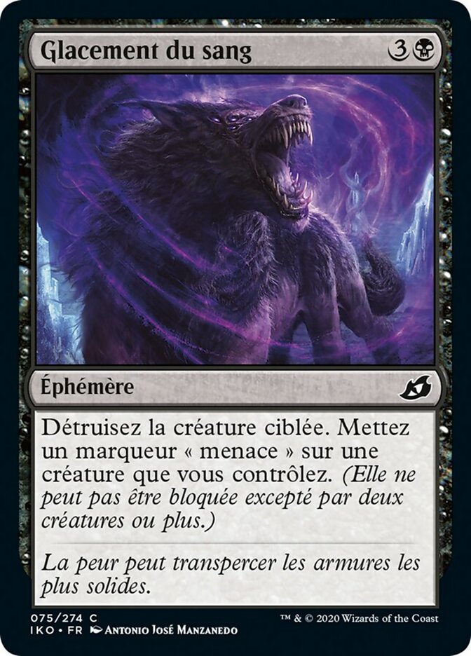 image Glacement du sang