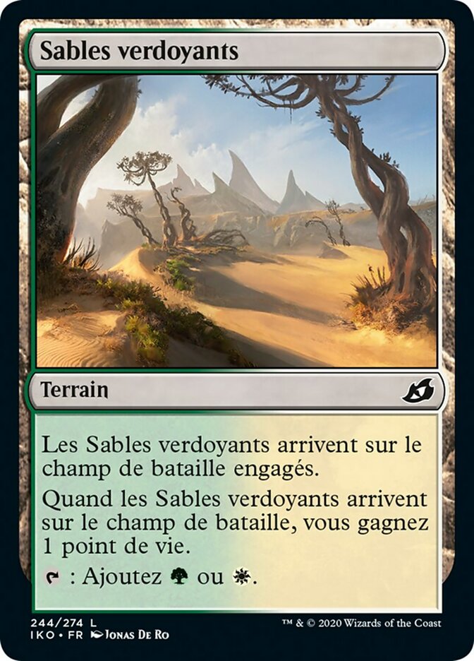 image Sables verdoyants