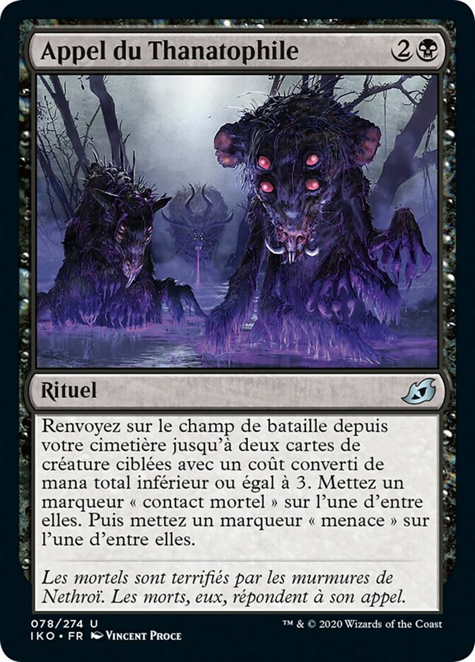 image Appel du Thanatophile