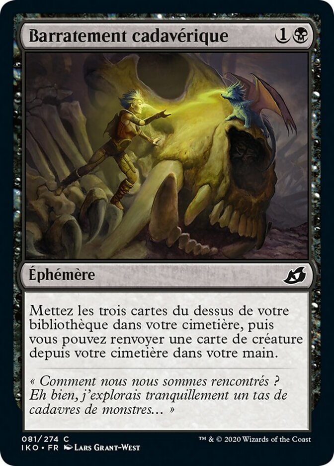 image Barratement cadavérique