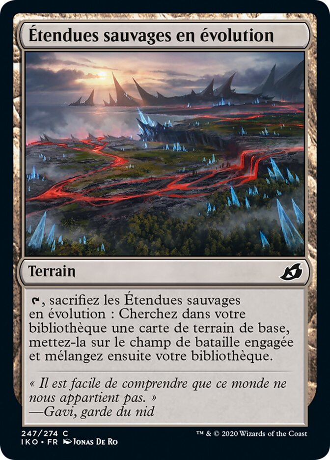 image Étendues sauvages en évolution