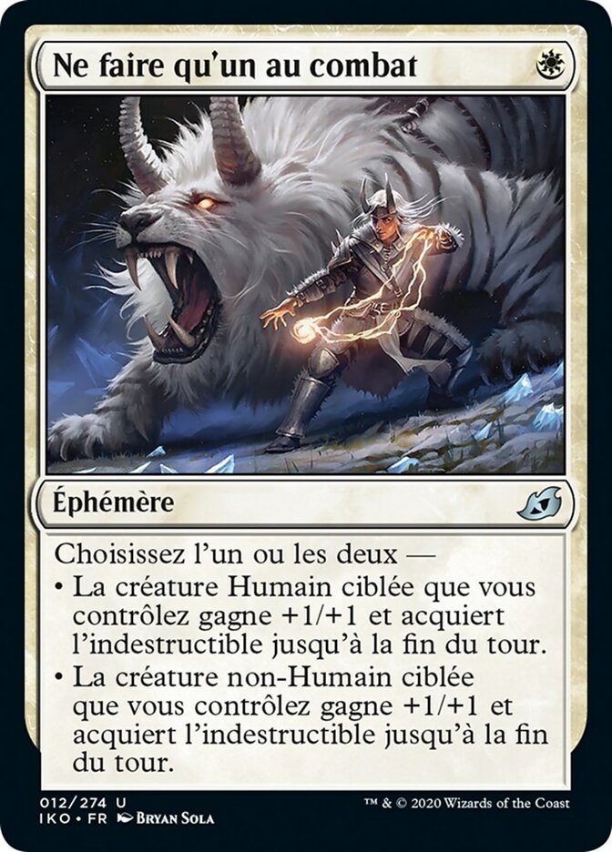 image Ne faire qu'un au combat