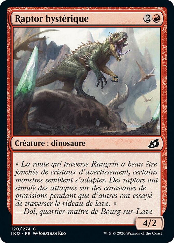 image Raptor hystérique