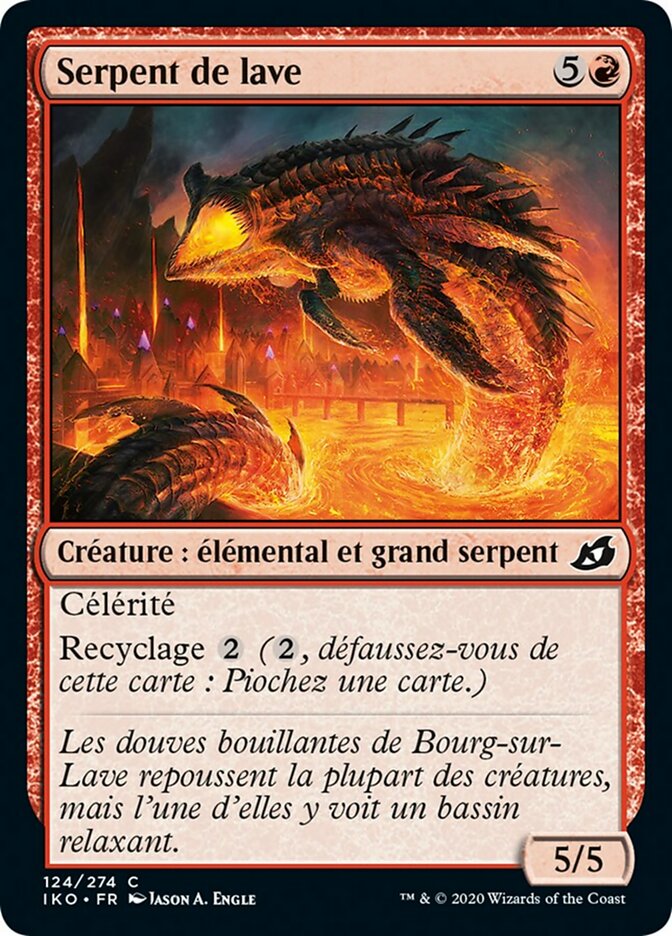 image Serpent de lave