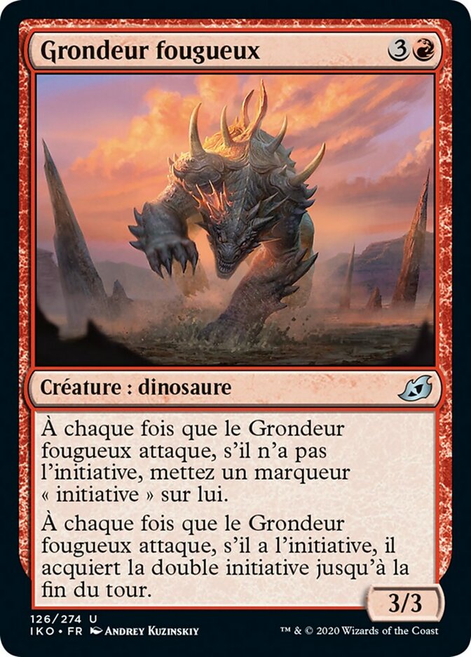 image Grondeur fougueux