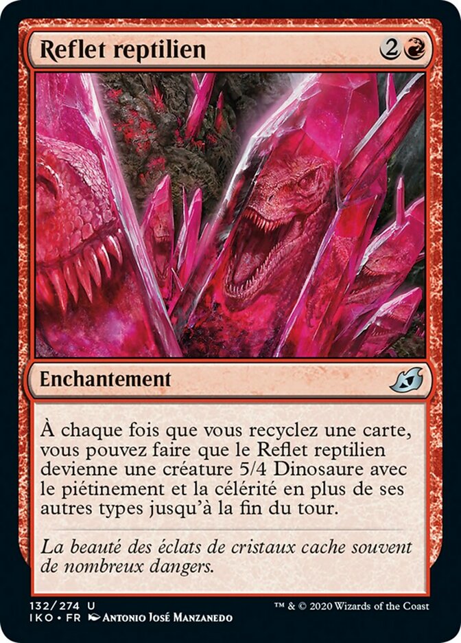 image Reflet reptilien