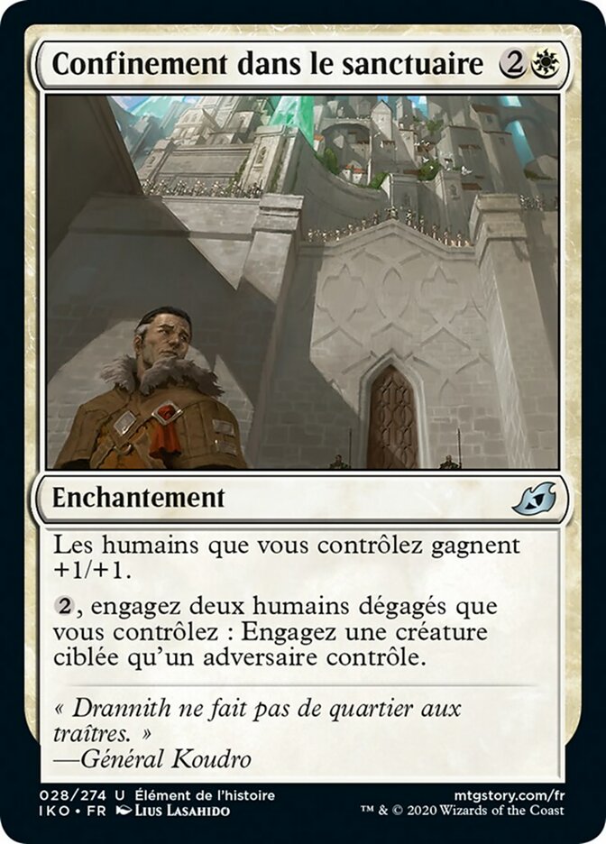 image Confinement dans le sanctuaire