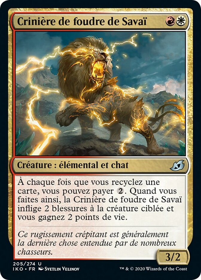 image Crinière de foudre de Savaï