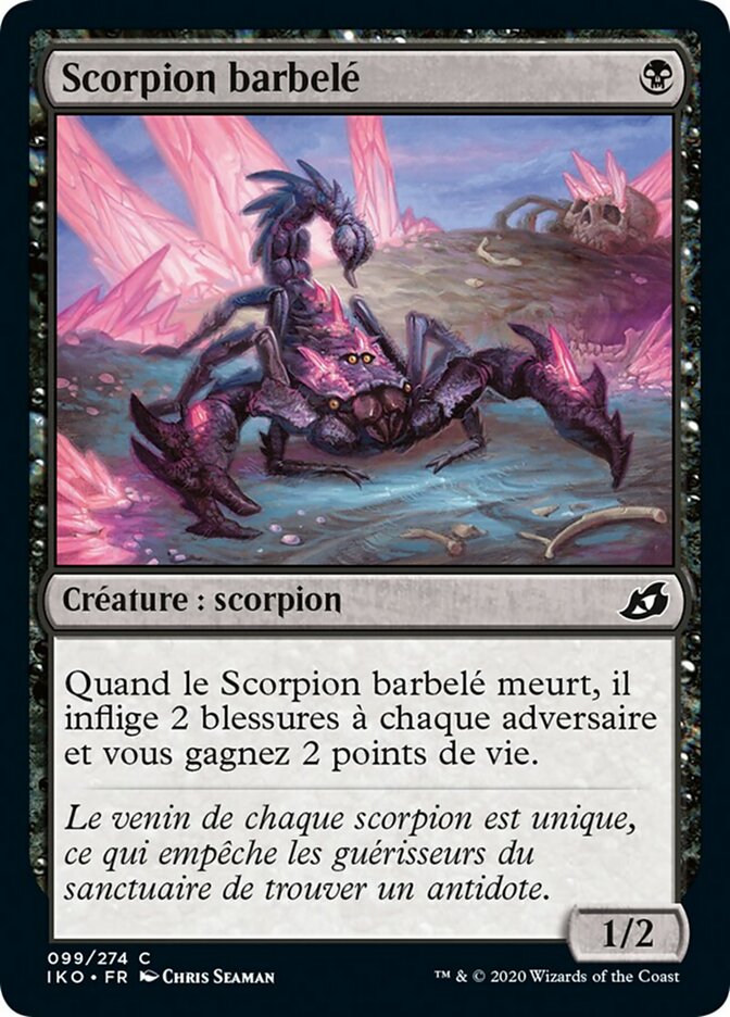 image Scorpion barbelé