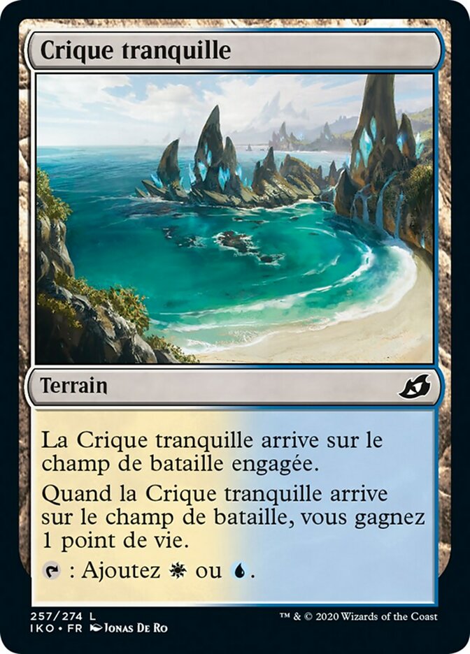 image Crique tranquille