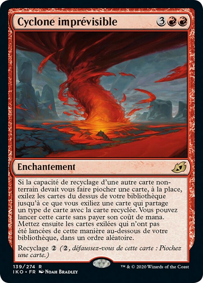 image Cyclone imprévisible