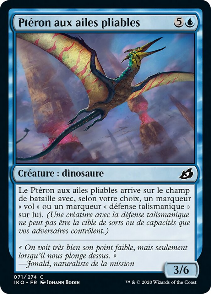 image Ptéron aux ailes pliables