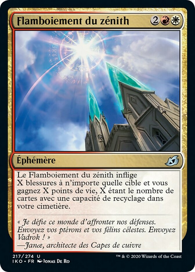 image Flamboiement du zénith