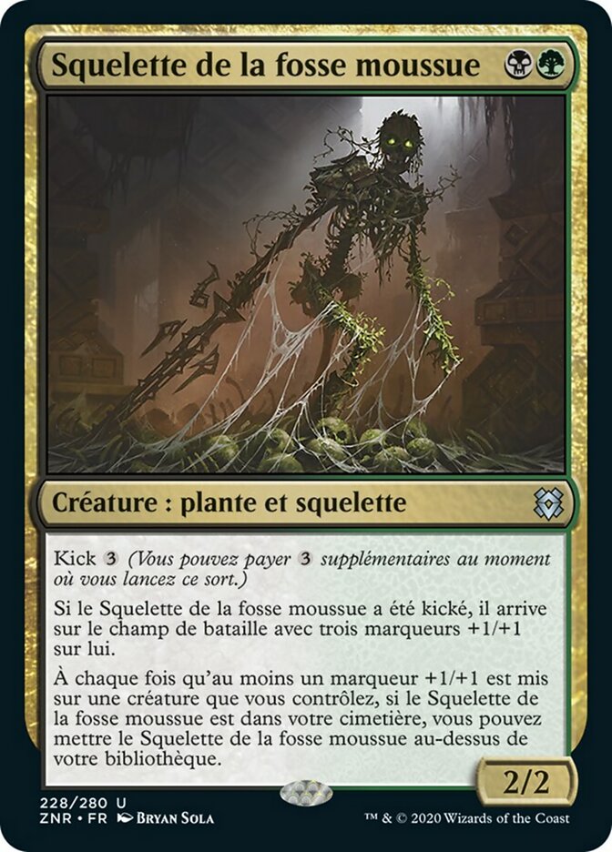 image Squelette de la fosse moussue