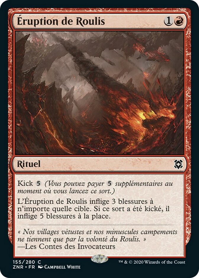 image Éruption de Roulis