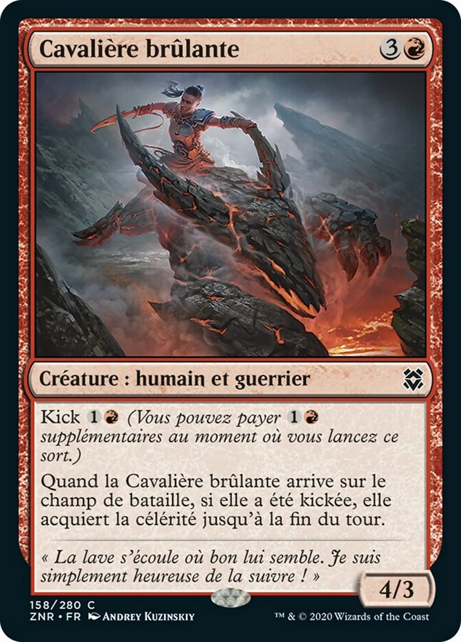 image Cavalière brûlante