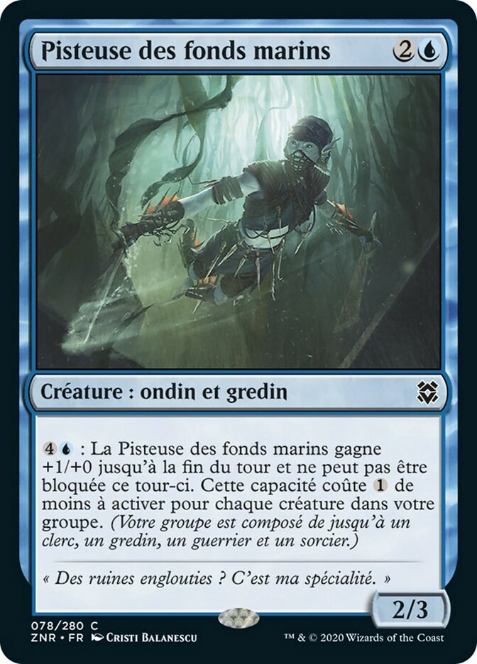 image Pisteuse des fonds marins