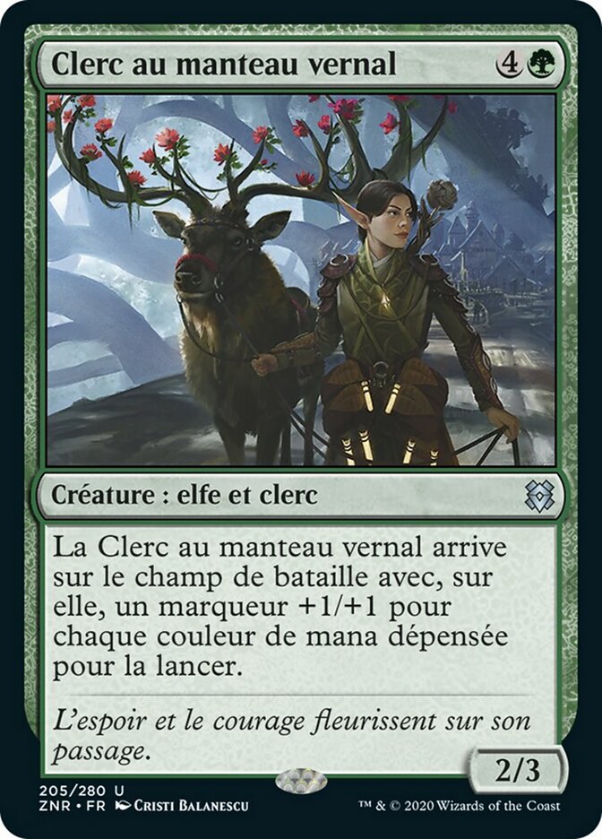 image Clerc au manteau vernal