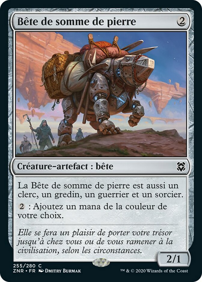 image Bête de somme de pierre