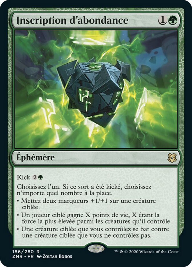 image Inscription d'abondance