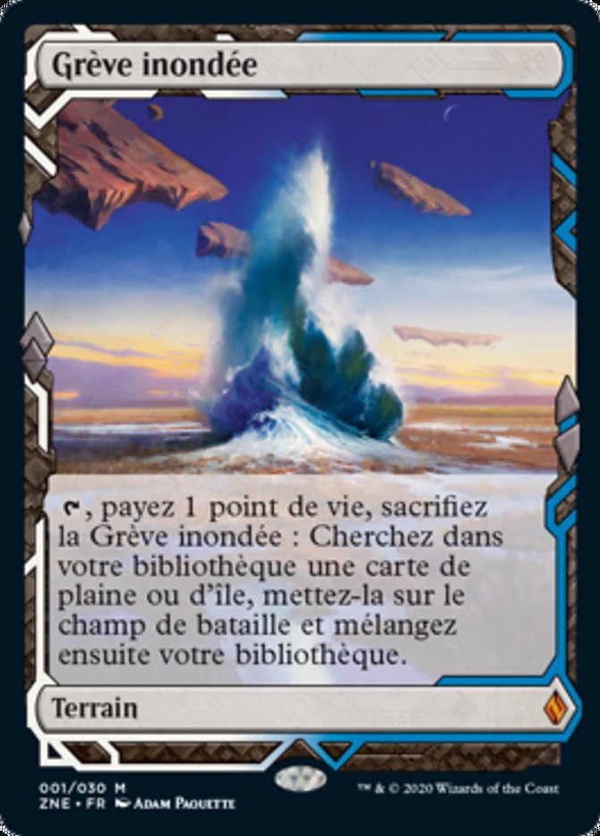 image Grève inondée