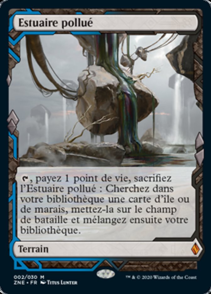 image Estuaire pollué