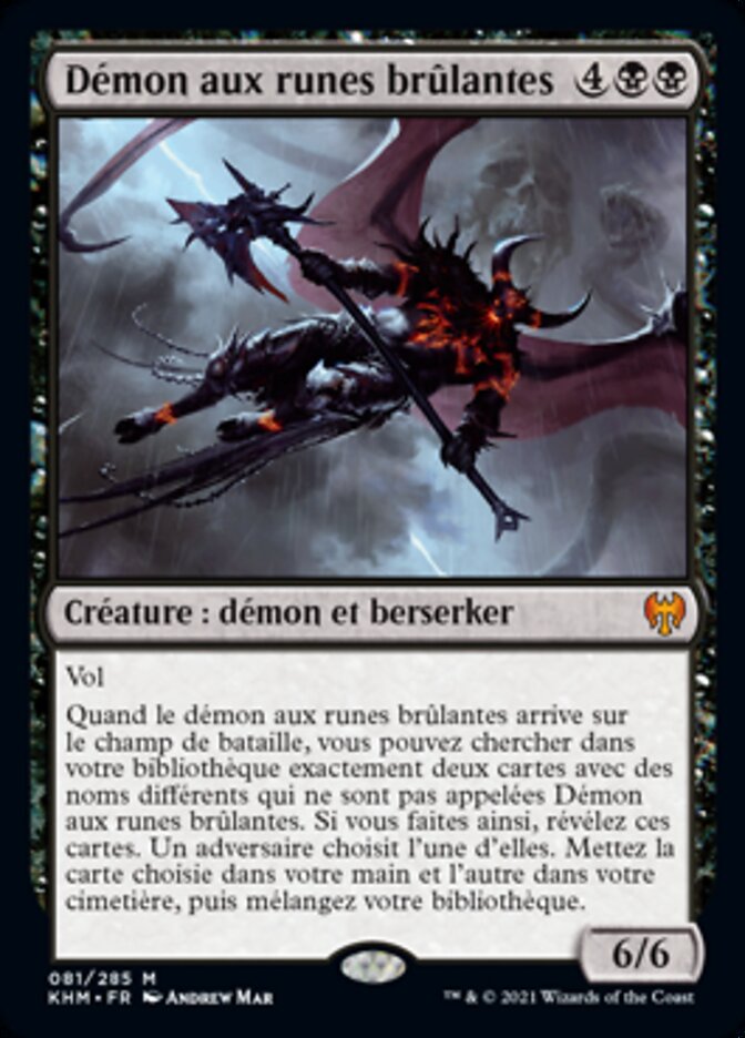 image Démon aux runes brûlantes